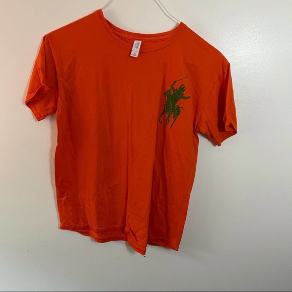 Gildan Polo Robot Logo Tee Shirt - Picture 4 of 4